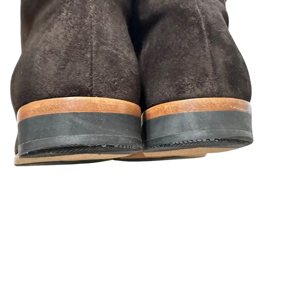 Wolf Shepherd Striker Chukka‎ Chocolate Calfskin Suede Boots Mens Size 9.5